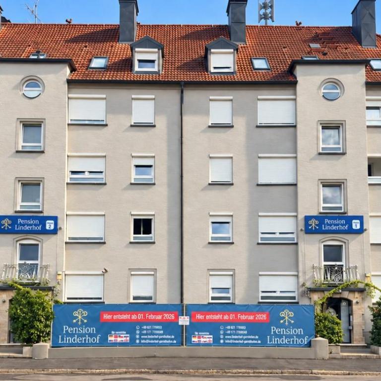 Pension Linderhof Augsburg - Apartment mit 2 Schlafzimmern - 1