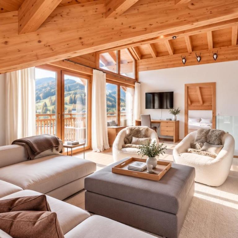 Chalet Bergliebe Seefeld Bergblick & Kamin - Apartment mit 3 Schlafzimmern - 2