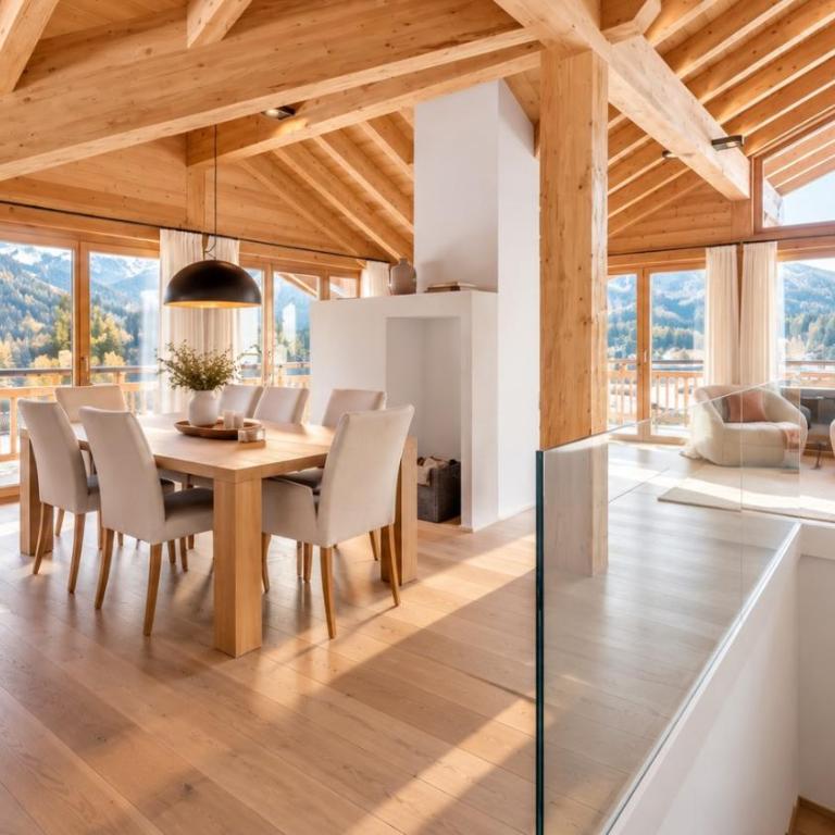Chalet Bergliebe Seefeld Bergblick & Kamin - Apartment mit 3 Schlafzimmern - 14
