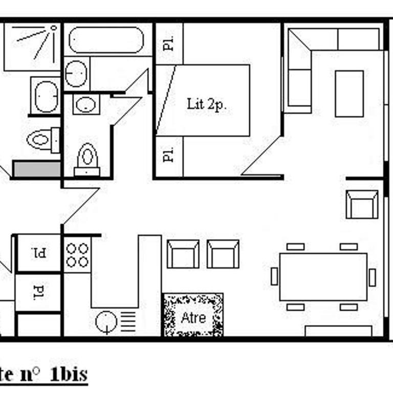 Appartement accueillant près des pistes - 6 pers. - FR-1-180-540 - Appartement (6 Adultes) - 33
