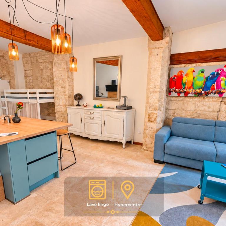 Loft 1 ch 1 sdb - Idéal famille, coeur de ville - Appartement 1 Chambre - 1