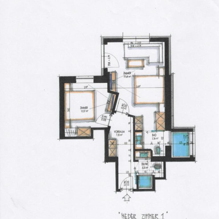Hotel Neder - Dreibettzimmer - 6