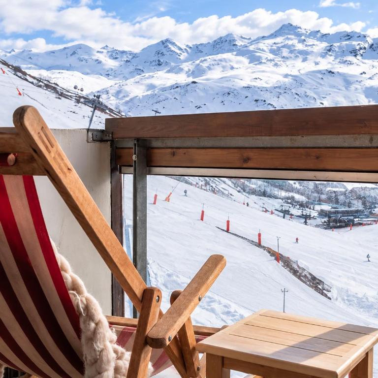 Appartement 5 personnes ski aux pieds Résidence Les Combes Les Menuires - Apartamento de 1 dormitorio - 3