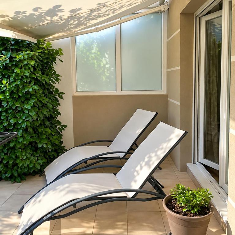 Appartement Les Eucalyptus dans domaine privé à Cannes - Appartement 1 Chambre - 26