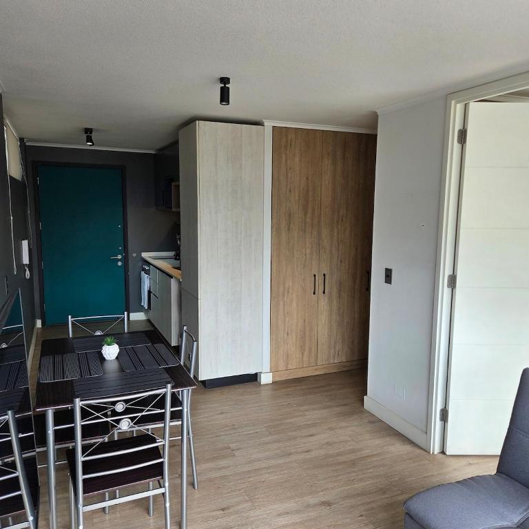 Moderno y acogedor departamento a metros del metro Irarrazaval - One-Bedroom Apartment with Park View - 29