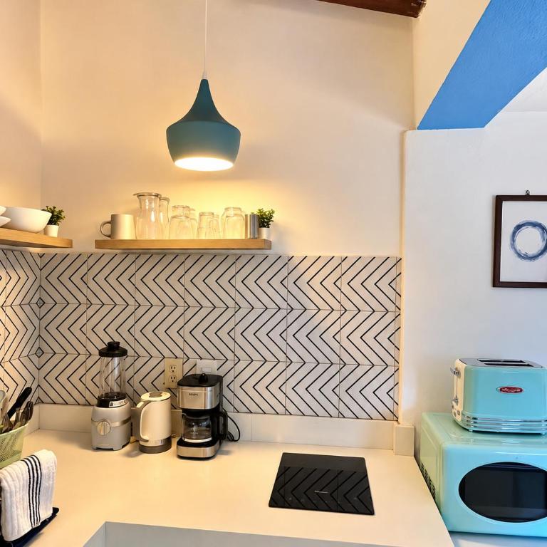 Le Petit Bonheur - Quiet - Rooftop - 3 min to Beach - One-Bedroom Apartment - 12