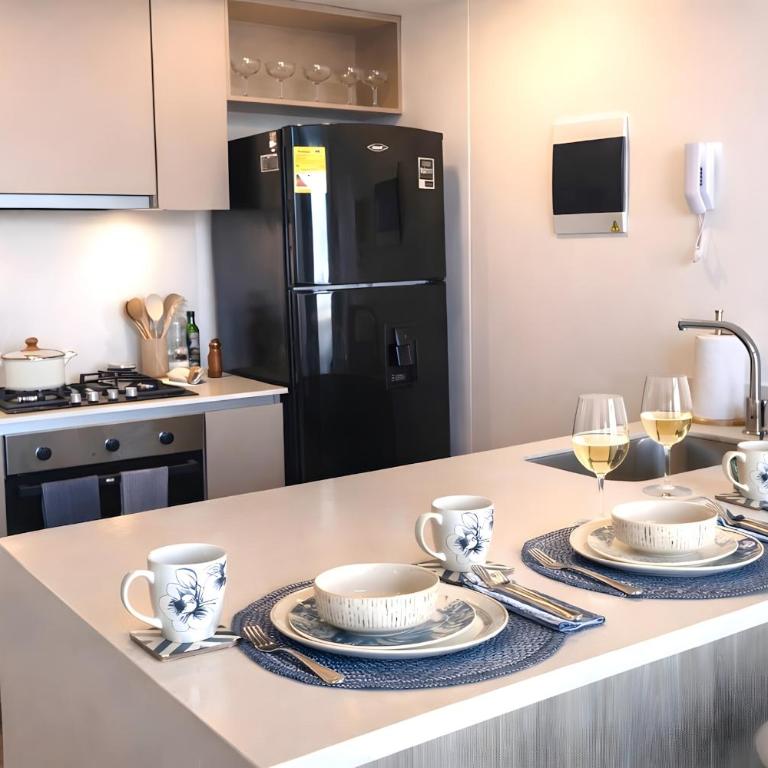 Vista al Caribe con Piscina y Gimnasio - Santa Marta - One-Bedroom Apartment - 4