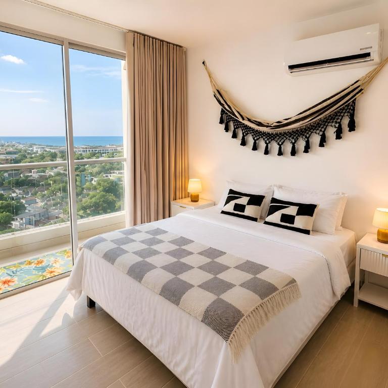 Vista al Caribe con Piscina y Gimnasio - Santa Marta - One-Bedroom Apartment - 10