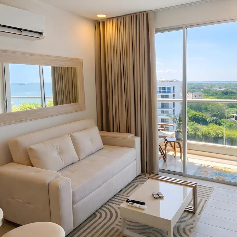 Vista al Caribe con Piscina y Gimnasio - Santa Marta - One-Bedroom Apartment - 2