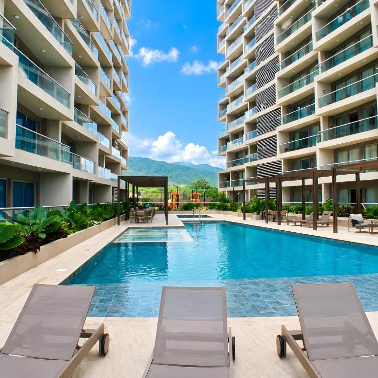 Vista al Caribe con Piscina y Gimnasio - Santa Marta - One-Bedroom Apartment - 5