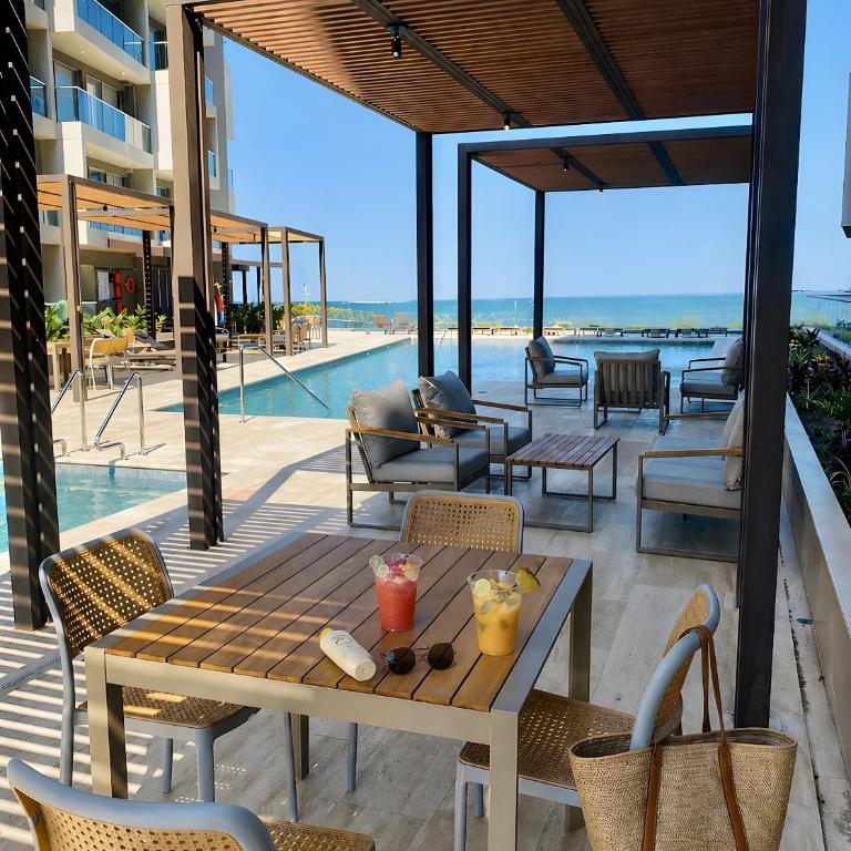 Vista al Caribe con Piscina y Gimnasio - Santa Marta - One-Bedroom Apartment - 14
