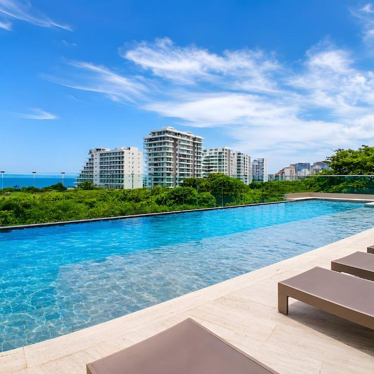 Vista al Caribe con Piscina y Gimnasio - Santa Marta - One-Bedroom Apartment - 16