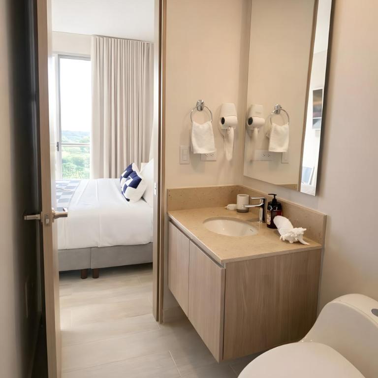Vista al Caribe con Piscina y Gimnasio - Santa Marta - One-Bedroom Apartment - 30