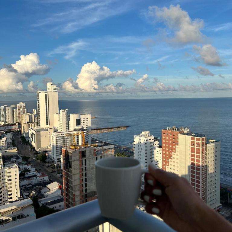 Espectacular loft moderno piso 17 con vista al mar - One-Bedroom Apartment - 5