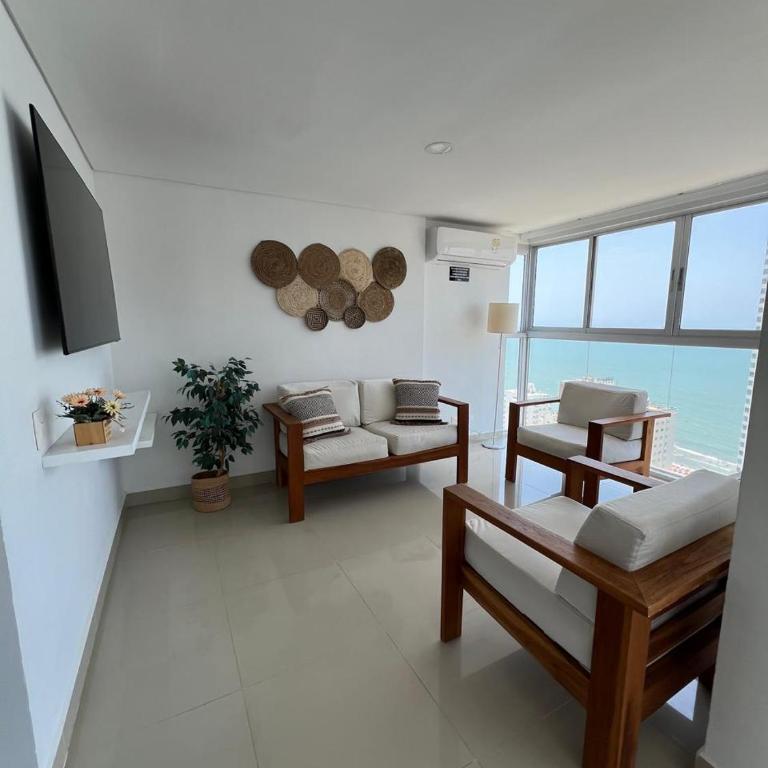 Espectacular loft moderno piso 17 con vista al mar - One-Bedroom Apartment - 11