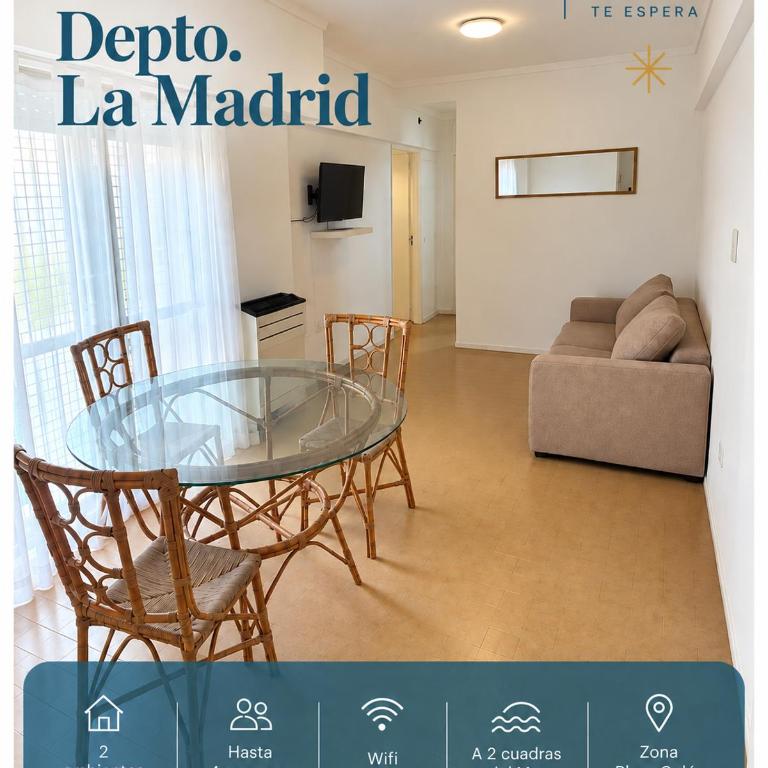 La Madrid 2 ambientes a 2 cuadras del mar - One-Bedroom Apartment - 1