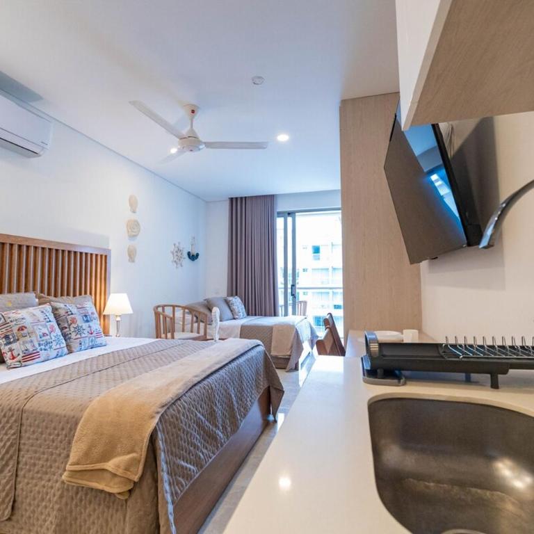 El Márquez Bello Horizonte Apartasuite, Santa Marta - Apartamento de 1 dormitorio - 5