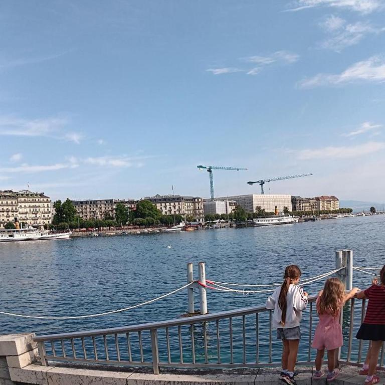 Central Geneva Rooms 2- 3 guests - Chambre Deluxe (2 Adultes + 1 Enfant) - 3