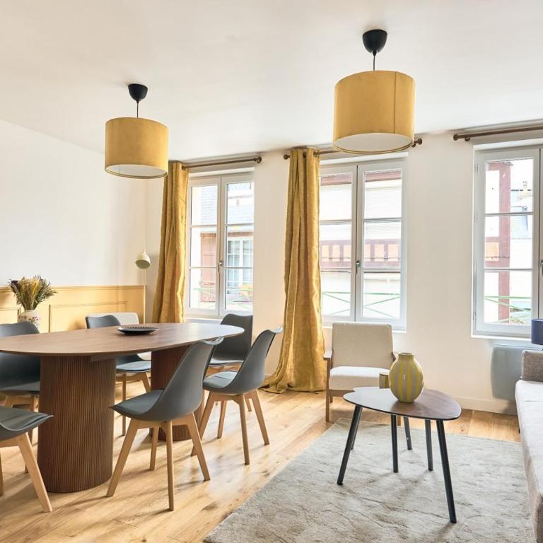 Cocon lumineux, plage et marche a 2 minutes, Trouville - Apartment - 4