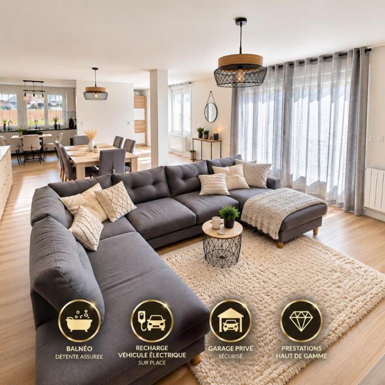La Parenthèse Dunkerquoise - Appt luxe, balnéo, jardin et garages avec chargeur vh électrique - Apartment mit 2 Schlafzimmern - 1