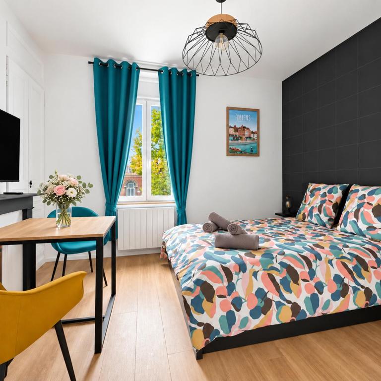 Studio Design et Calme 2 pers Gare 8min Amiens - Studio - 5