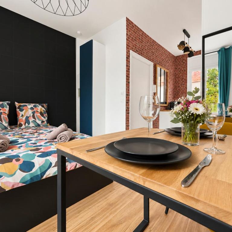Studio Design et Calme 2 pers Gare 8min Amiens - Studio - 11