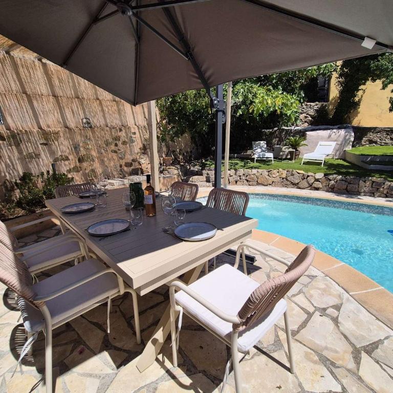 Maison de charme avec piscine, climatisé, WIFI, à deux pas du port et des plages - Villa mit privatem Pool - 8
