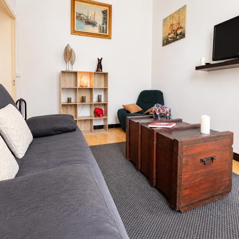 1 ch 1 sdb - Ecrin paisible proche rempart - Appartamento con 1 Camera da Letto e Terrazza - 9