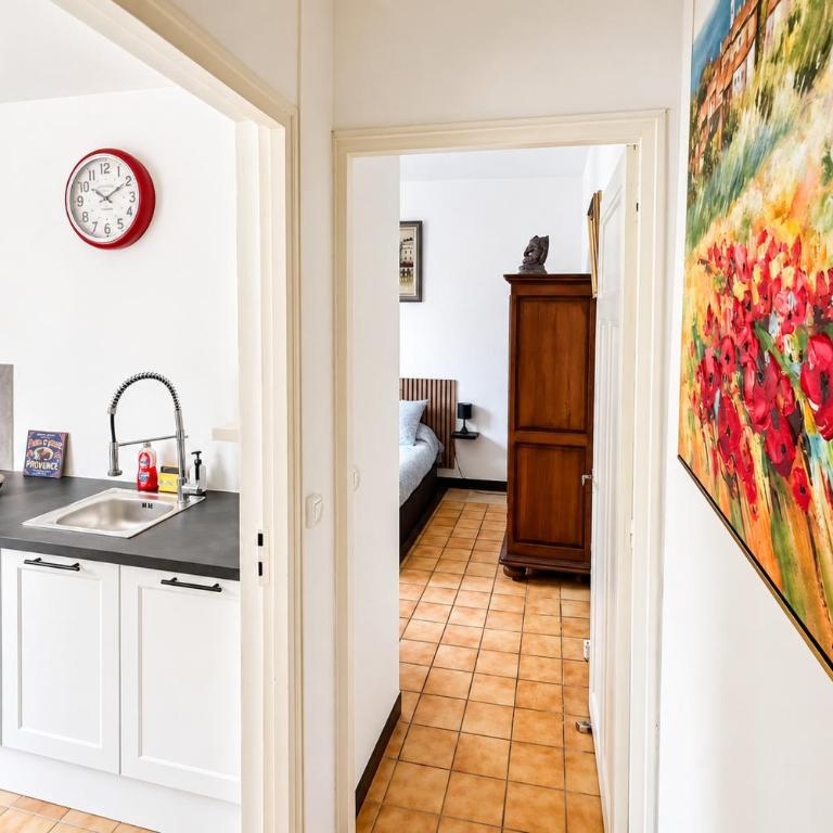1 ch 1 sdb - Ecrin paisible proche rempart - Appartamento con 1 Camera da Letto e Terrazza - 6