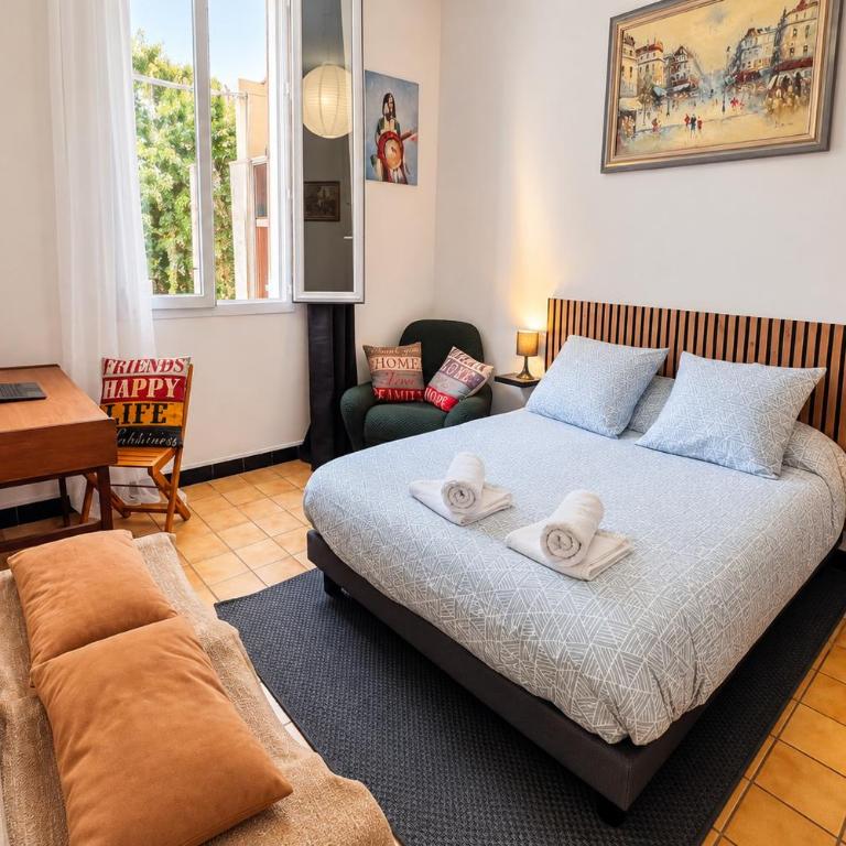 1 ch 1 sdb - Ecrin paisible proche rempart - Appartamento con 1 Camera da Letto e Terrazza - 2