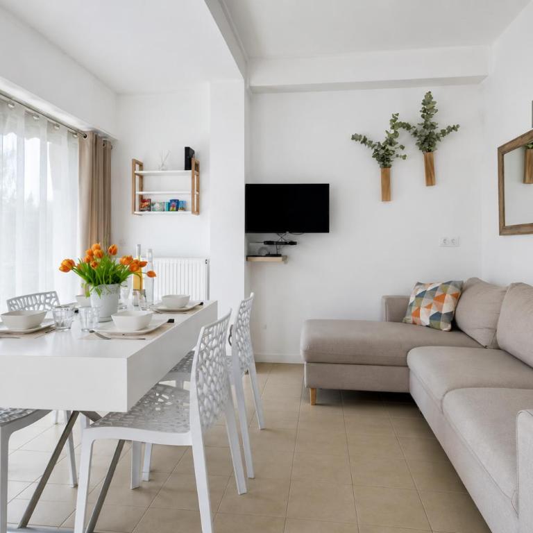 Appartement familial piscine plage - Apartamento Deluxe de 2 dormitorios con vistas al jardín - 8