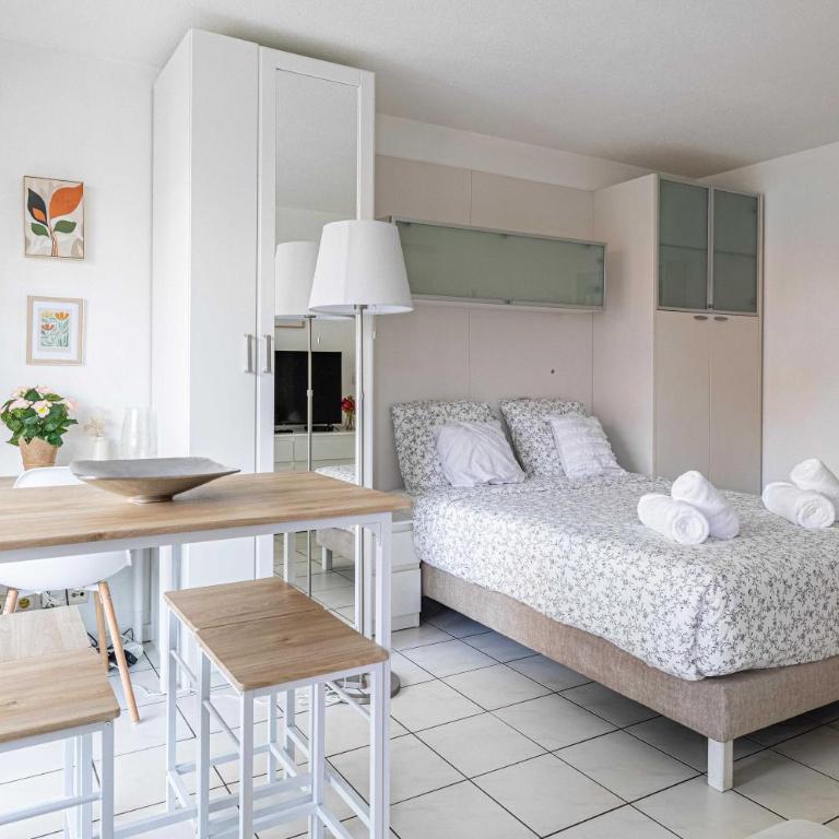 Charming Studio with balcony & pool -Heart of Nice - Appartement - 7
