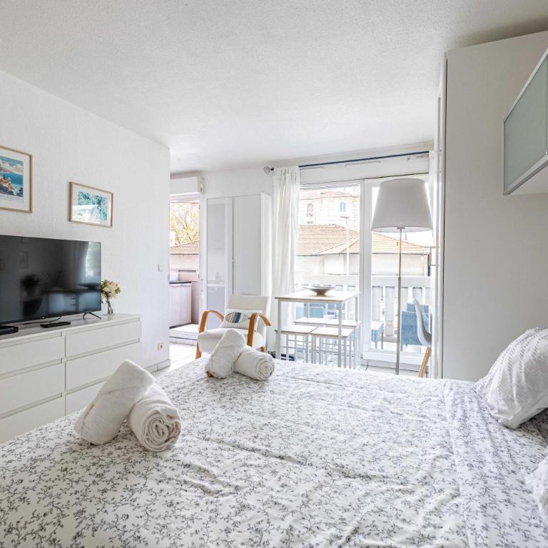 Charming Studio with balcony & pool -Heart of Nice - Appartement - 10