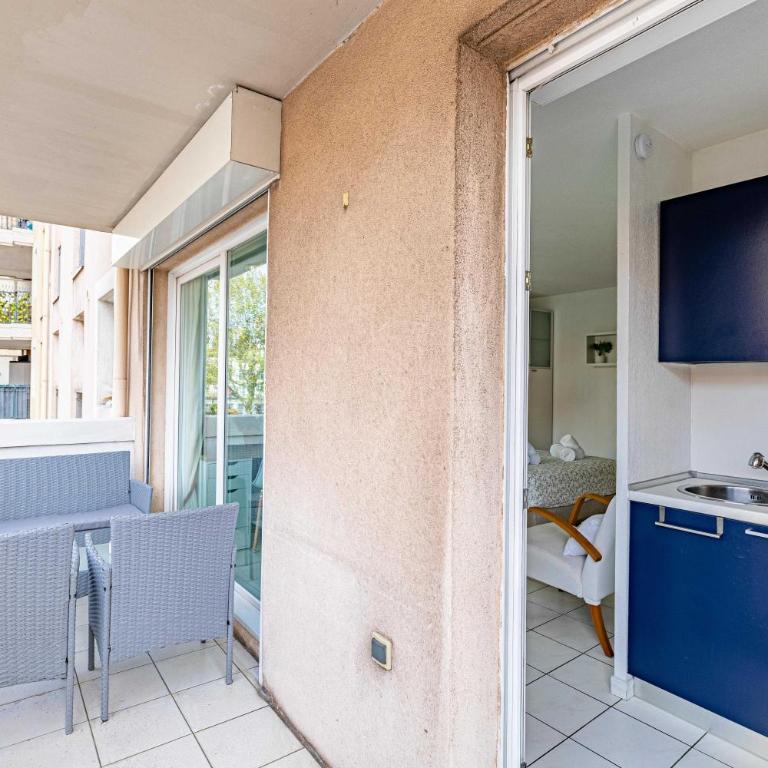 Charming Studio with balcony & pool -Heart of Nice - Appartement - 11