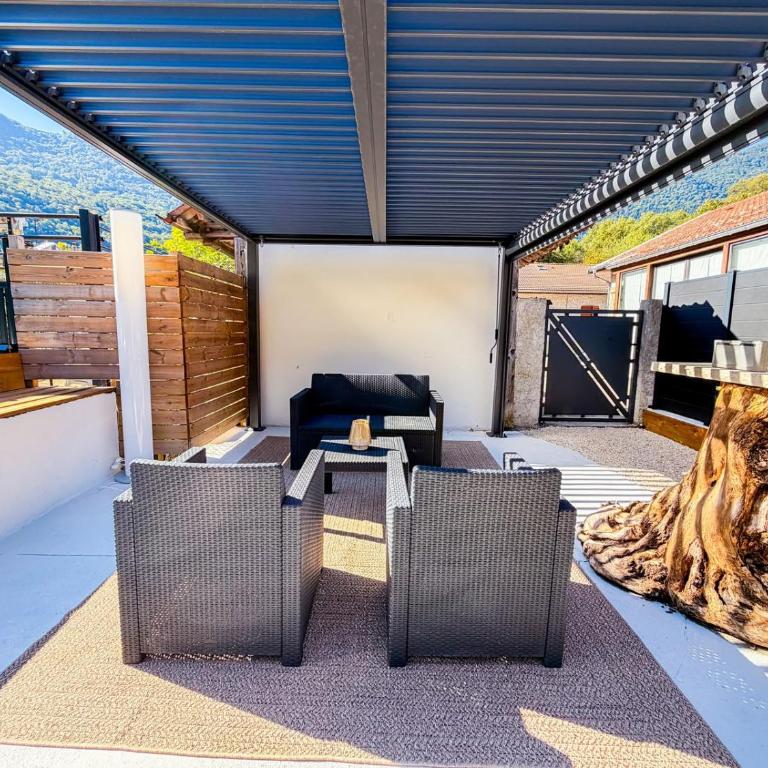 Maison vue montagne avec jaccuzi, piscine privés - Maison 2 Chambres - 11