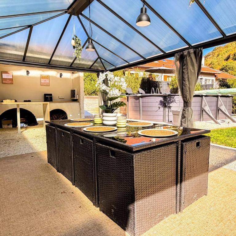 Maison vue montagne avec jaccuzi, piscine privés - Maison 2 Chambres - 22