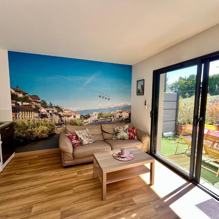 Gîte Le Parmé' nid 3 lits parking privé terrasse - Appartement 2 Chambres avec Terrasse - 5