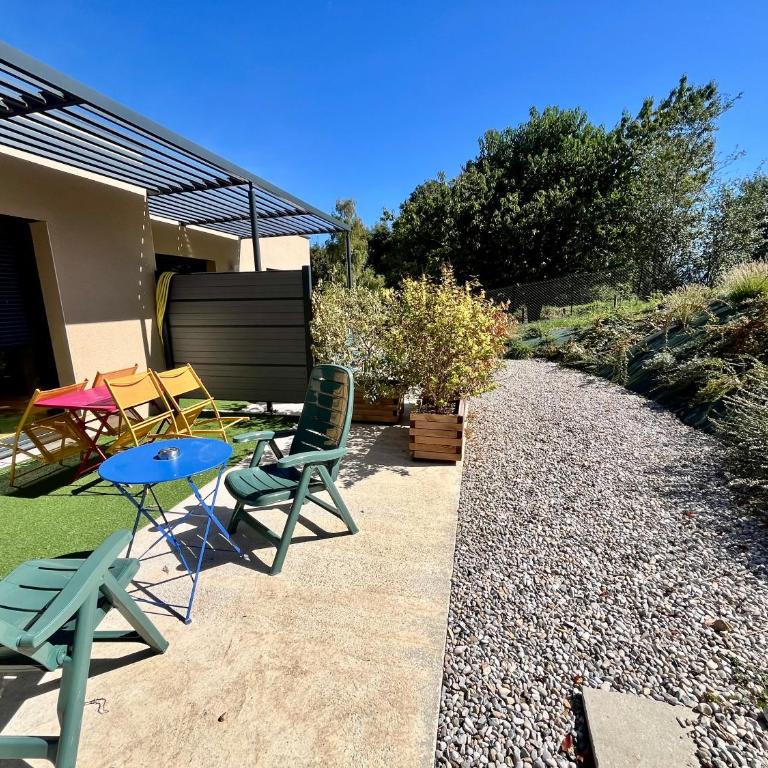 Gîte Le Parmé' nid 3 lits parking privé terrasse - Appartement 2 Chambres avec Terrasse - 12