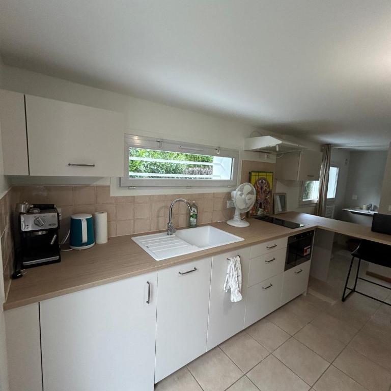 Charmant T2 à 10 min du lac - Appartement 1 Chambre avec Jardin - 4