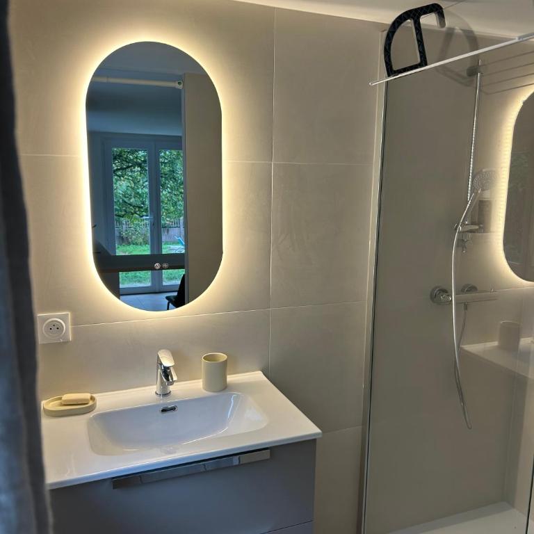 Charmant T2 à 10 min du lac - Appartement 1 Chambre avec Jardin - 9