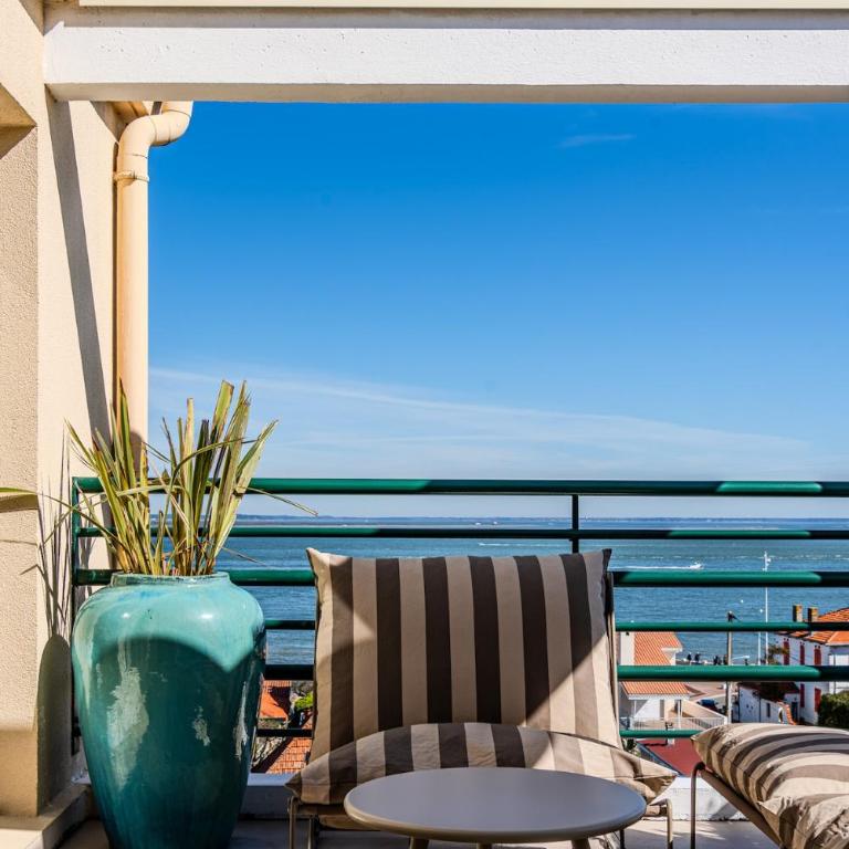 Le Belvédère - Vue Bassin - Terrasse - Clim - Two-Bedroom Apartment - 4