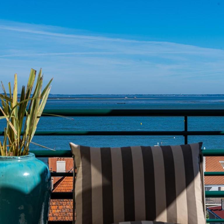 Le Belvédère - Vue Bassin - Terrasse - Clim - Two-Bedroom Apartment - 16