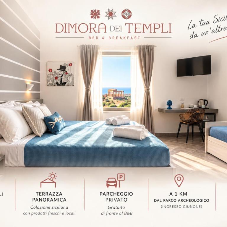 B&B Dimora dei Templi - Camera Deluxe Matrimoniale/Doppia con Letti Singoli - 1