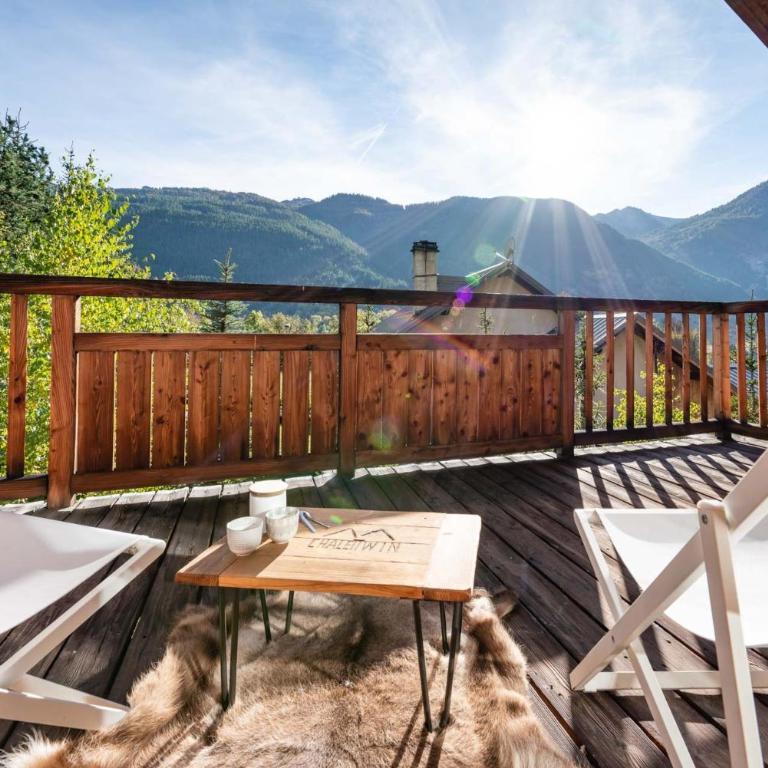 Chalet Twin - Piscine Privée et Sauna - Maison de Vacances - 9