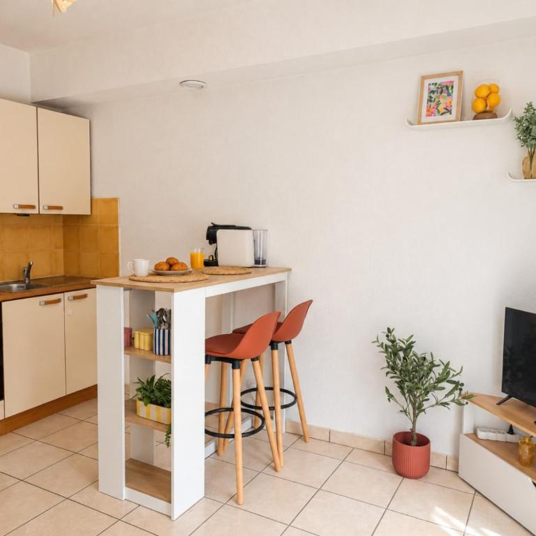 Dolce Vita - Thermal baths & free parking - Studio avec Vue sur Jardin - 3