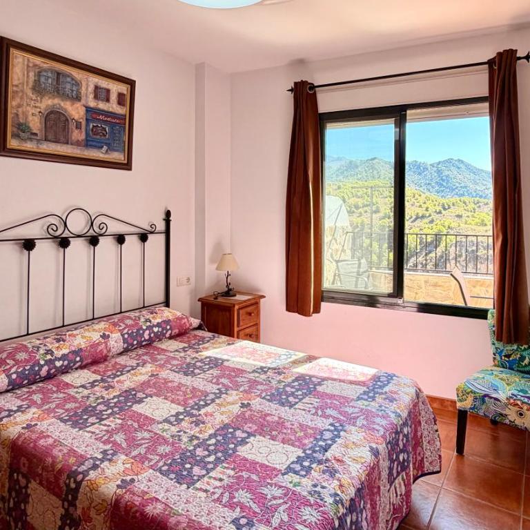 Apartamentos Axarquia , Frigiliana, terraza privada con vistas a la montaña rio y al mar - Apartamento de 1 dormitorio - 66