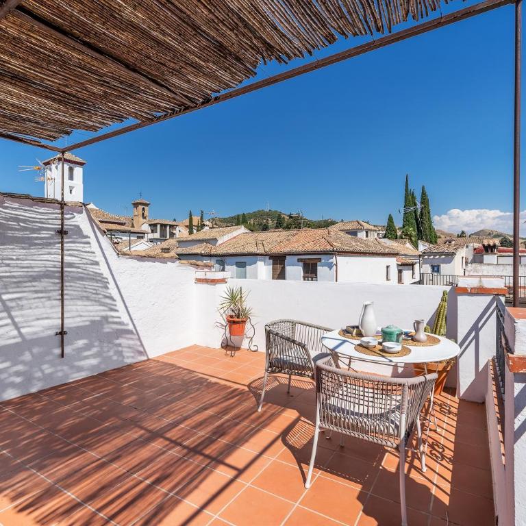 Casa en el Albaicín - Vistas Alhambra - Apartamento de 1 dormitorio con vistas a la ciudad - 14