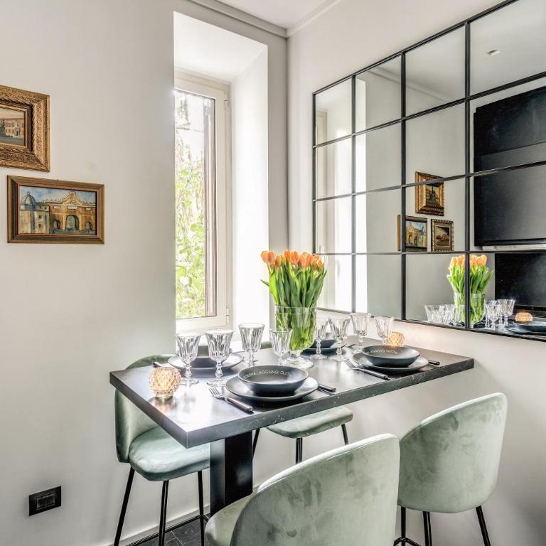 Cozy terrace Vatican apartment - Two-Bedroom Deluxe Apartment with Balcony - 4