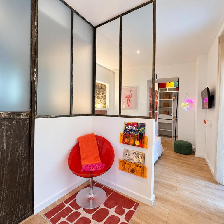 Loft coloré et lumineux - Terrasse vue mer - HN - Apartment mit 1 Schlafzimmer - 8