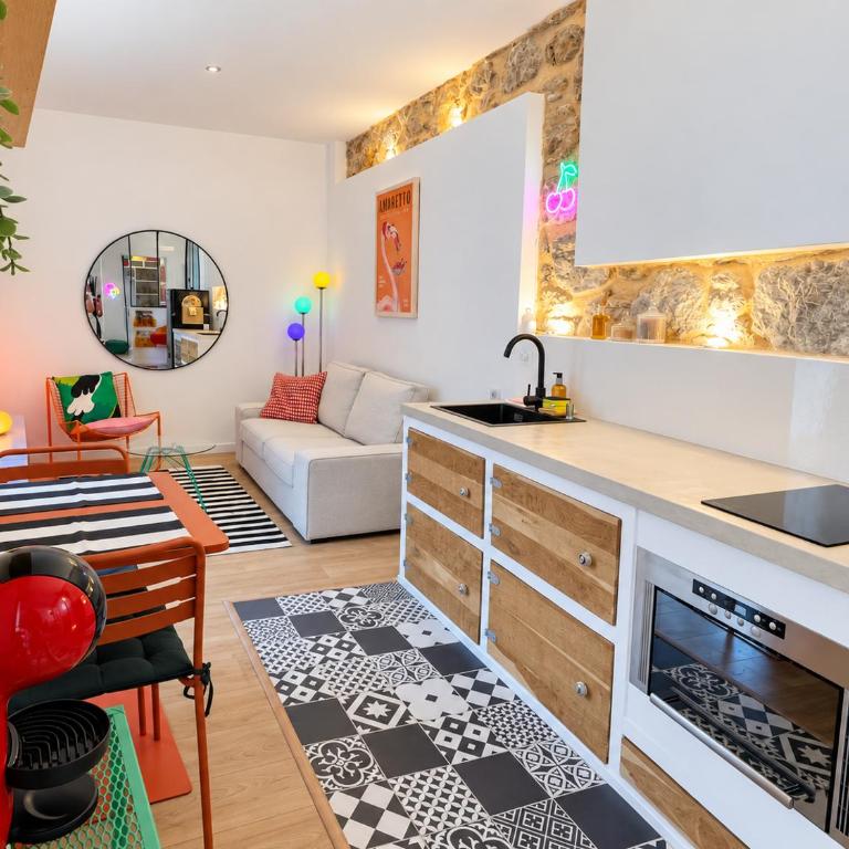 Loft coloré et lumineux - Terrasse vue mer - HN - Apartment mit 1 Schlafzimmer - 7